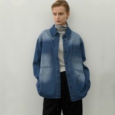 AtelierNain 女款保暖牛仔襯衫 BL-4275