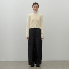 아틀리에나인 여성용 패디드 아웃 포켓 팬츠 PT-5598