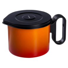 m.design 濾油壺 0.8L, 濾油儲油二合一, 超細緻濾油網, 附油盤, 1個