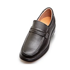 VONIN COLLECTION 男士牛皮舒適U型鞋頭便士休閒鞋