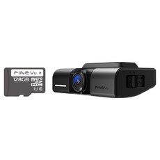 파인뷰 WiFi 스마트 연동 NON LCD 전후방 UHD FHD 2채널 블랙박스 X550 4K, 128GB, 후방카메라 + Micro SD 카드 어댑터 + 무료장착쿠폰