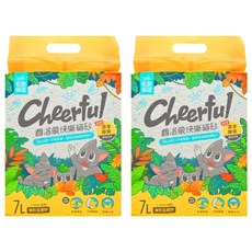 LitoMON 怪獸部落 費洛蒙快樂貓砂 條形豆腐砂, 2.7kg, 2袋, 無香味