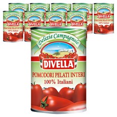 디벨라 홀 토마토 통조림, 400g, 10개