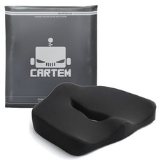 CARTEM 4D坐墊 CT163, 1個, 黑色