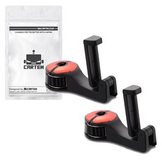 어반카 가방걸이 겸용 차량 휴대폰 거치대, 2개, 레드