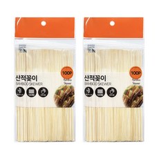 영수산업카멜 대나무 산적꼬지 중, 2세트, 100개