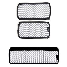 마니또 오이스터3 핸들커버 + 안전가드커버 세트, 지그재그그레이, 1세트