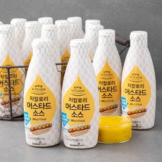 비비드키친 저칼로리 머스타드 소스 16개입, 280g, 1개