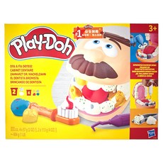 Hasbro 孩之寶 Play-Doh 培樂多 鑲金小牙醫遊戲組, 454g, 1組, 多色