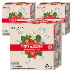 다하다 스트로베리, 1.2g, 100개입, 3개