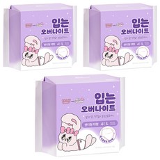 에어퀸 입는 오버나이트 생리대 팬티형, 대형, 4개입, 3개