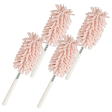 OON 길이 연장형 먼지털이개, 핑크, 4개