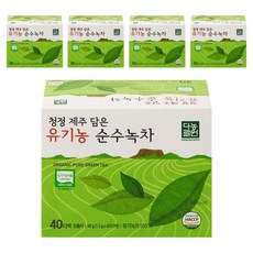 다농원 유기농순수녹차, 1.2g, 40개입, 5개