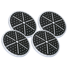 KOXINA向日葵Sun Head淋浴噴頭, 黑色, 4個