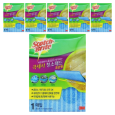 3M Scotch-Brite 百利 標準型超細纖維清潔布, 6個