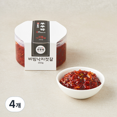 순봉이네부뚜막 비빔낙지젓갈, 250g, 4개