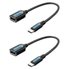VEnTIOn 威迅 CCS系列 Type C 轉 USB OTG 轉接線, 0.15m, 2個