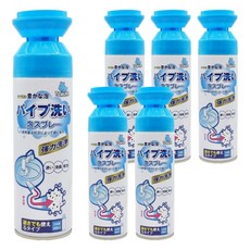 TAMURA 泡沫型水管清潔劑 日本水管疏通劑 管道清潔泡沫 排水管清潔 抗菌除臭, 500ml, 6瓶