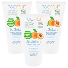 TOOFRUIT 兒童曬後修護凝膠 含蘆薈及杏仁油成分 舒緩與滋養肌膚, 150ml, 3條