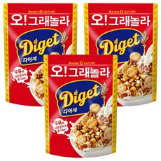 오!그래놀라 다이제, 300g, 3개