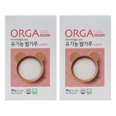 ORGA mom 孩童副食品米糊粉 細粒, 180g, 2盒