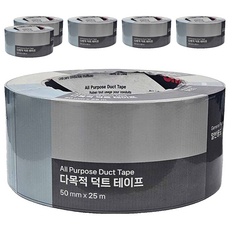 3M 多用途管道膠帶 銀色 50mm x 25m, 6個