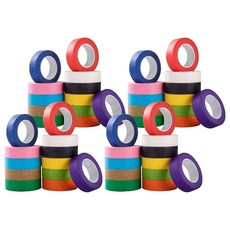 디자인 종이 마스킹 테이프 12종 세트 10mm x 13m, 혼합색상, 4세트