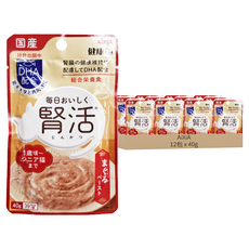 AiXiA 腎活主食餐包 1號 12包, 鮪魚泥狀, 40g