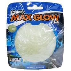 Chuckit 夜光球 夜晚也可以遊玩, 大, 白色, 1顆