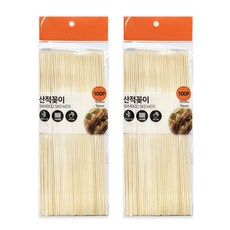 영수산업카멜 대나무 산적꼬지 대, 2개, 100개입