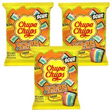 츄파춥스 사워 바이츠 젤리 10개입, 242g, 3개