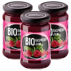 RUDOLFS 유기농 라즈베리잼, 400g, 3개