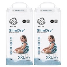 Kaiya Slim Dry Plus 優質褲型紙尿褲 男女通用, 特大號(2XL), 76張