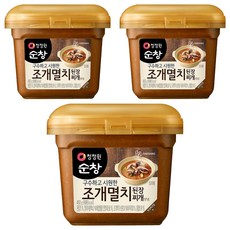 청정원순창 조개멸치 된장 찌개양념, 450g, 3개