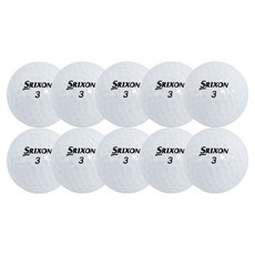 SRIXON 超值高爾夫二手球, 10個, 白色