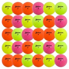 Srixon 高爾夫二手球 實惠型, 30個, 混合顏色