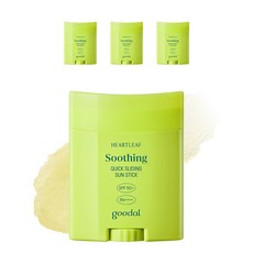 구달 어성초 진정 퀵 슬라이딩 선스틱 SPF 50+ PA++++, 4개, 22g