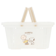 T'S FACTORY S/N 塑膠手提籃, 米色, 1個