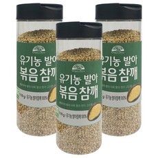 Organic story 罐裝烘炒發芽芝麻, 110g, 3罐