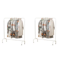 Allode 可愛透明衣架套 2入組 NO 06 小熊, 1組