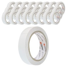 엠파이어 산업용 양면테이프 24mm x 20m, 화이트 반투명, 25개입