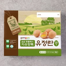 곰곰 자연방목 동물복지 유정란 20구(1번란), 1개, 20구