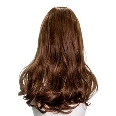 벨리음 똑딱이 붙임머리피스 롱 내추럴 웨이브, B (브라운), 1개