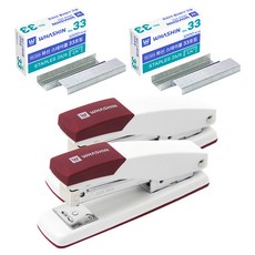WHASHIN 133K訂書機+33號針 1000入, 2套, 隨機出貨