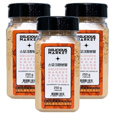 딜리셔스마켓 스모크향 분말 중형, 250g, 3개
