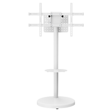 thehaam 可移動式 + 調整高度電視支架組 白色, MS64-241L-W, 1個