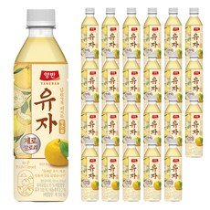 양반 유자 제로 pet, 24개, 500ml