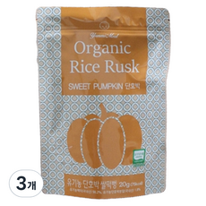 Yummimeal 孩童米餅, 甜南瓜味, 3個, 20g