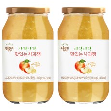 복음자리 사각사각 사과잼, 810g, 2개