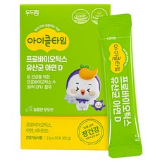 두드림 아이클타임 프로바이오틱스 유산균 아연 D 30p, 60g, 1개